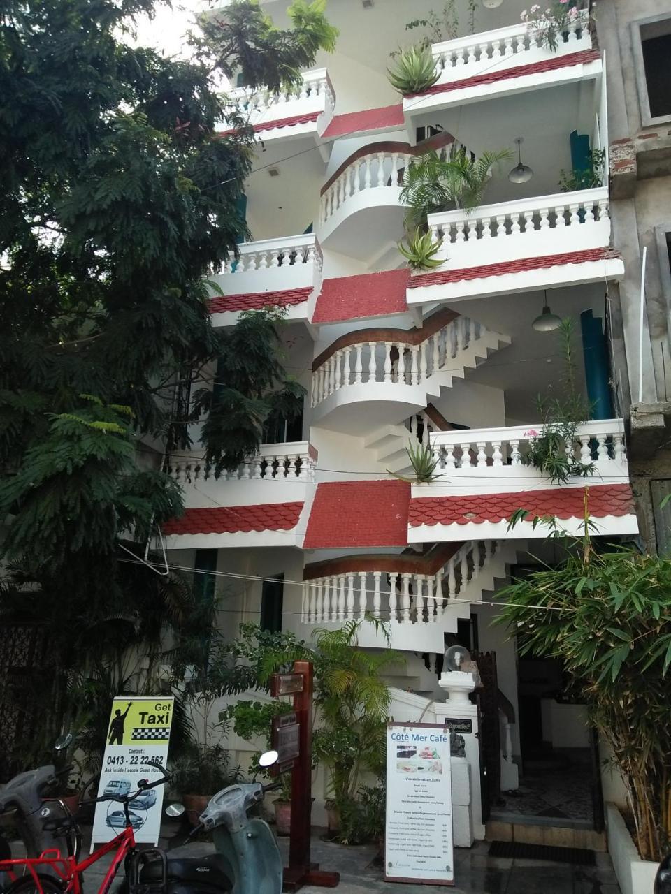 Hôtel L'Escale à Pondichéry Extérieur photo